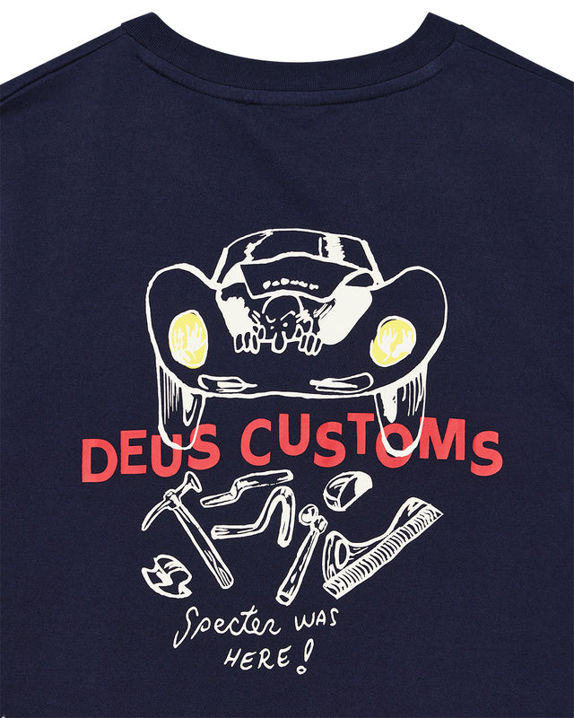 SPECTER WORKSHOP TEE - AZURE NAVY