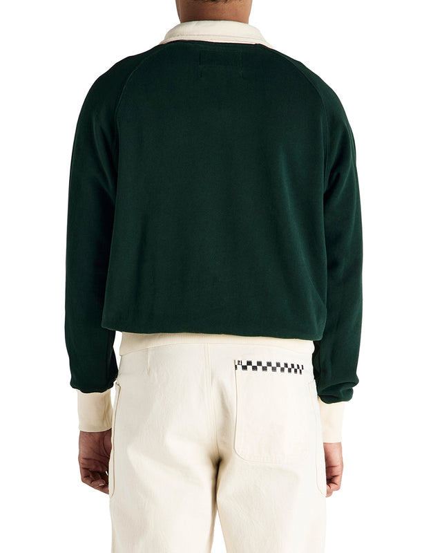 SPECTER ZIP SWEAT - RACING GREEN