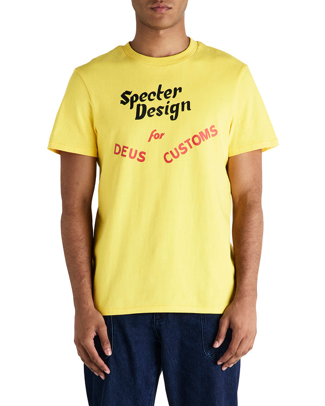 SPECTER SPORT CAR TEE - CANARY YELLOW