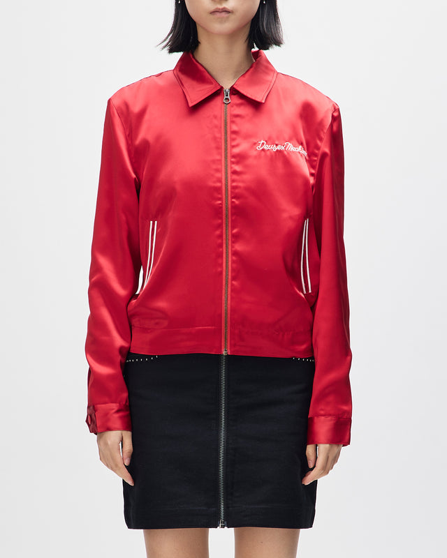 ROMANCE SHIRT - POINSETTIA RED