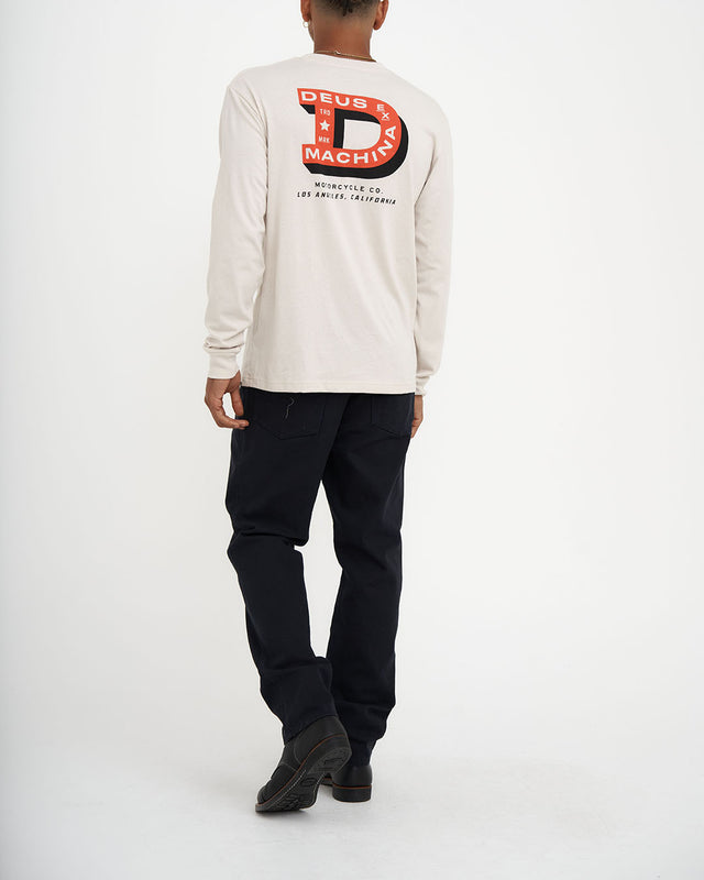 BIGDEE LS TEE - RED CLAY