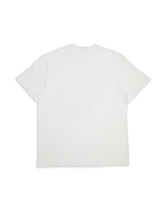 HELMET TEE  - VINTAGE WHITE