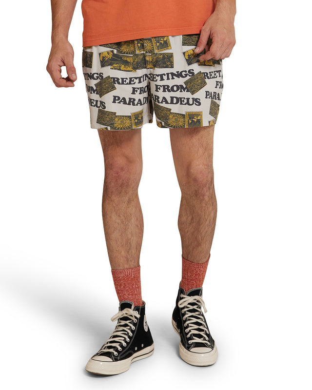 PARADEUS BEACH SHORT - DIRTY WHITE