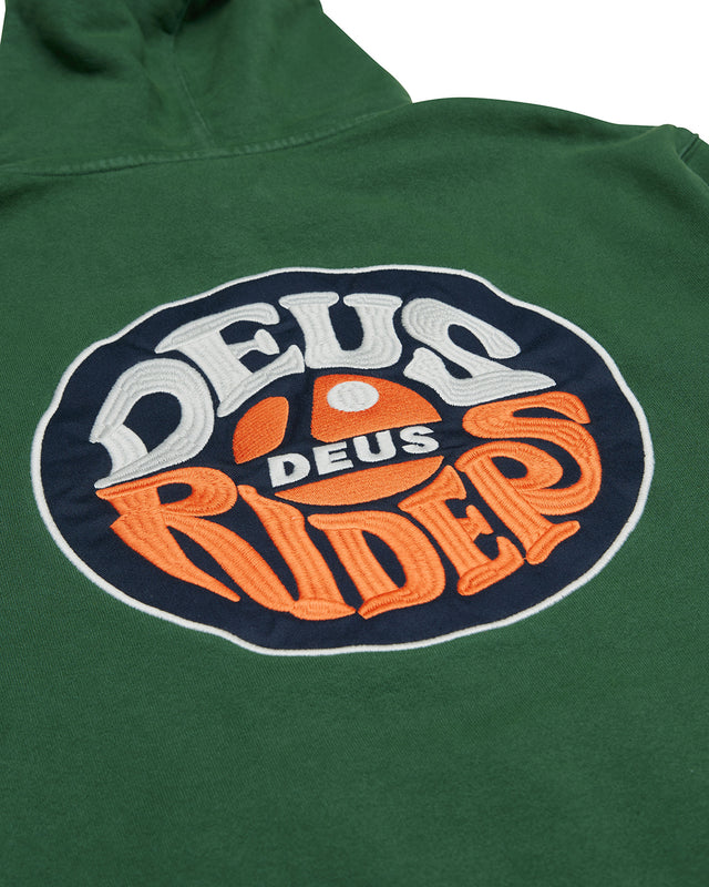 RIDERS FRIEND HOODIE - HILLSIDE GREEN