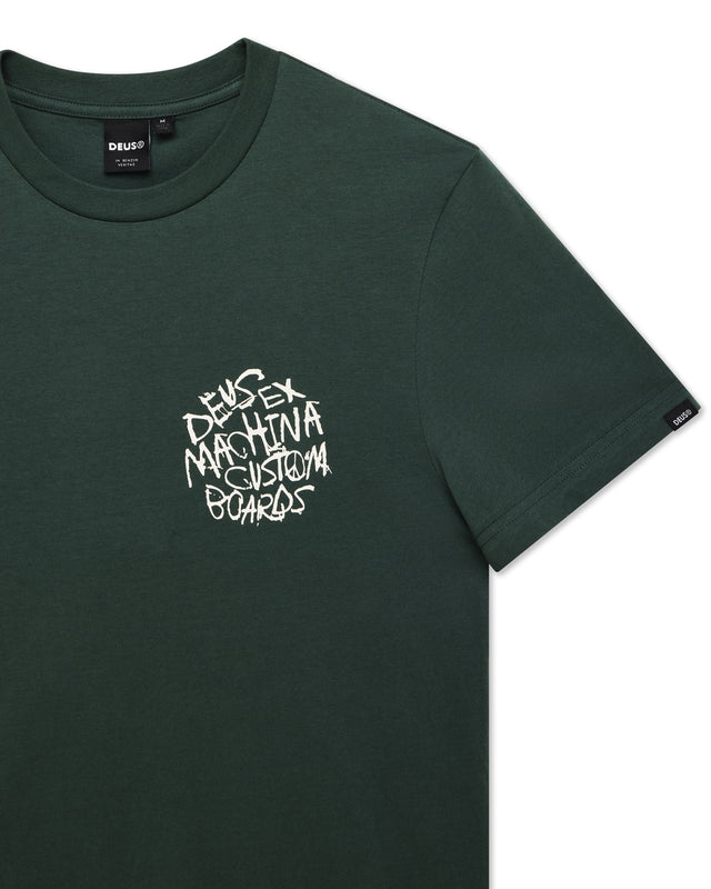 SCRAMBLER TEE - HUNTER GREEN