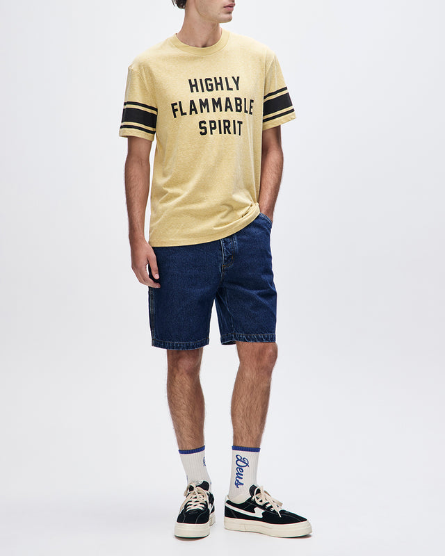 FLAMMABLE TEE - MIMOSA GOLD