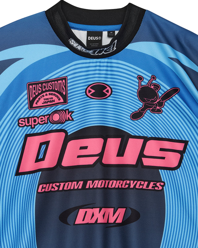 PLEDGE MOTO JERSEY - ELECTRIC BLUE
