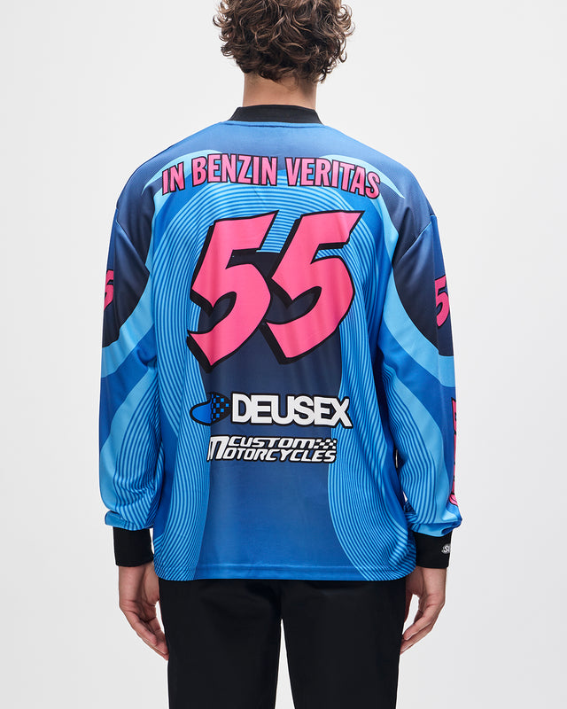PLEDGE MOTO JERSEY - ELECTRIC BLUE