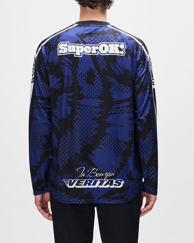 TILLMENT MOTO JERSEY - ESTATE BLUE