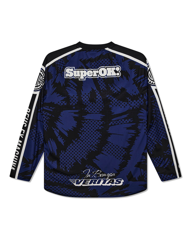 TILLMENT MOTO JERSEY - ESTATE BLUE