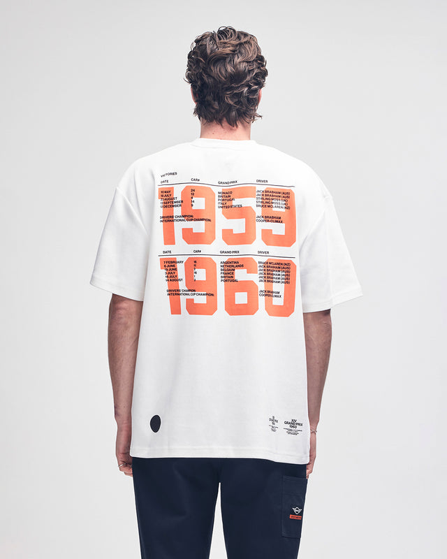GRAND PRIX TEE - VINTAGE WHITE