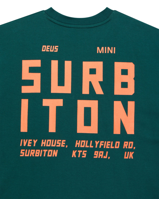 SURBITON ADDRESS TEE - RACE GREEN