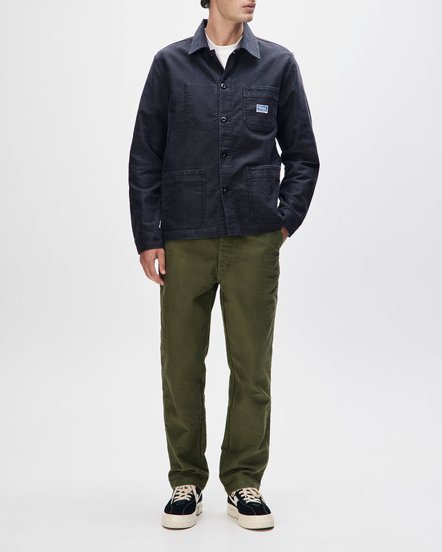 SPEEDSHOP CHORE JACKET - BLACK