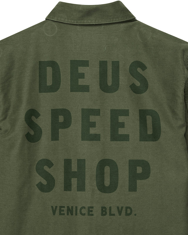 SPEEDSHOP CHORE JACKET - CYPRESS GREEN