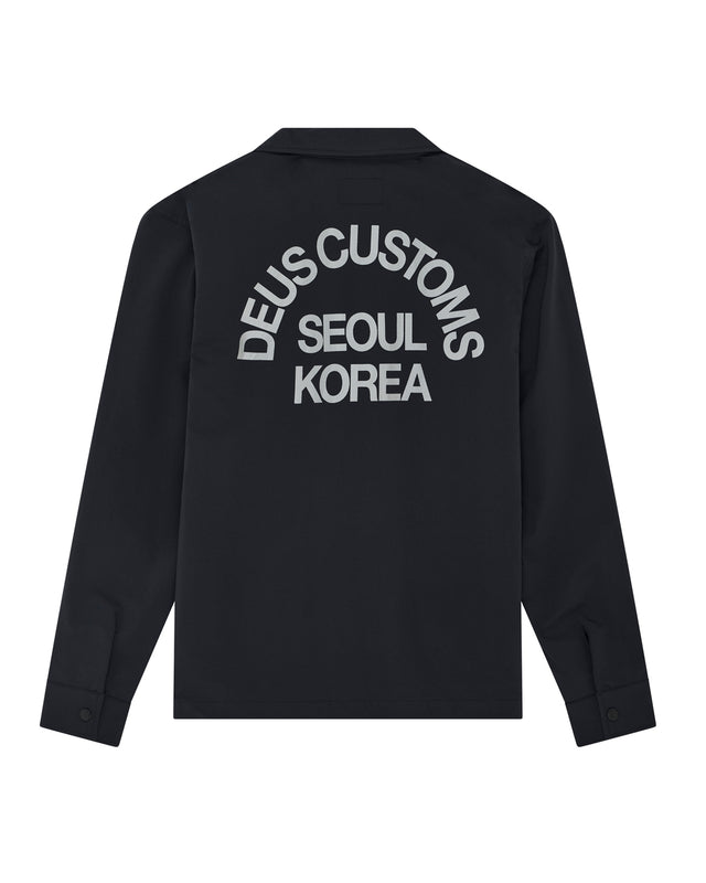 FAULDS FATIGUE SHIRT - BLACK