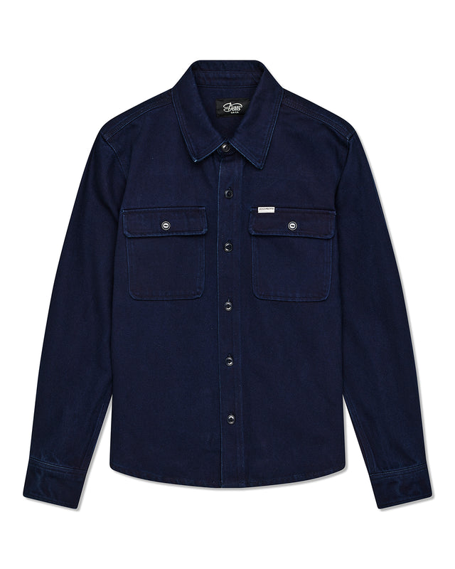 VACAY OVERDYE SHIRT - INDIGO