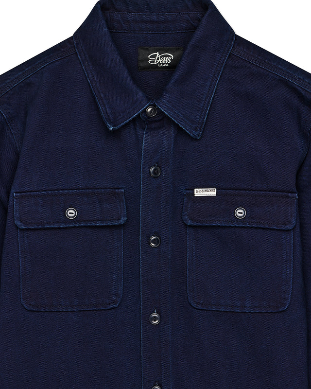 VACAY OVERDYE SHIRT - INDIGO