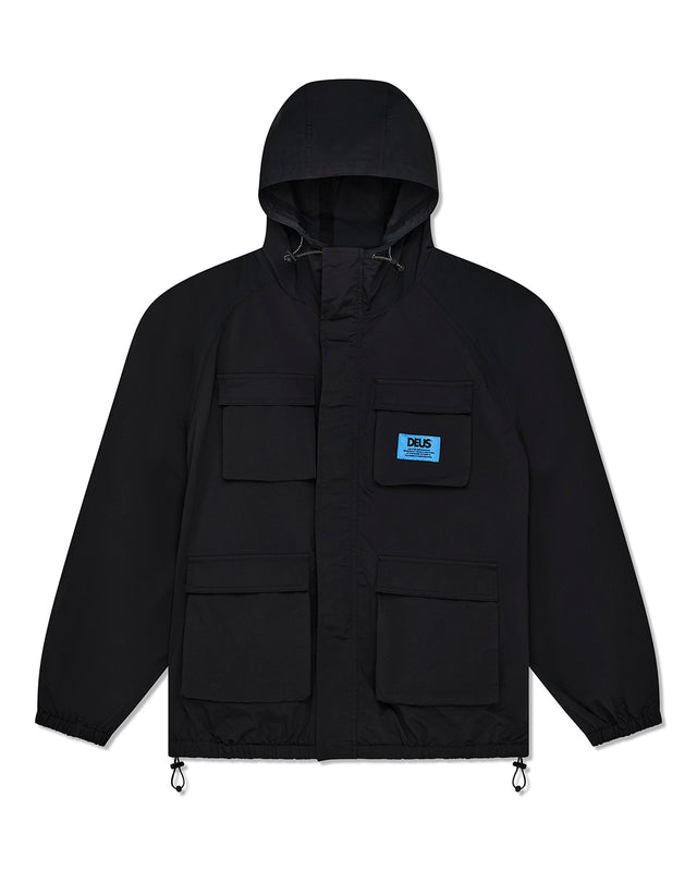 DAWNY WATERPROOF ANORAK - BLACK