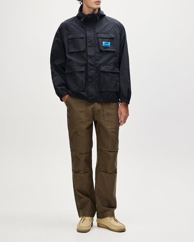 DAWNY WATERPROOF ANORAK - BLACK