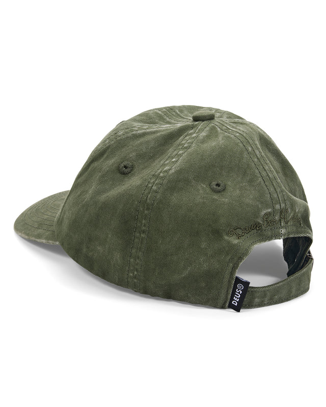SHIELD GARMENT DYED DAD CAP - CYPRESS GREEN
