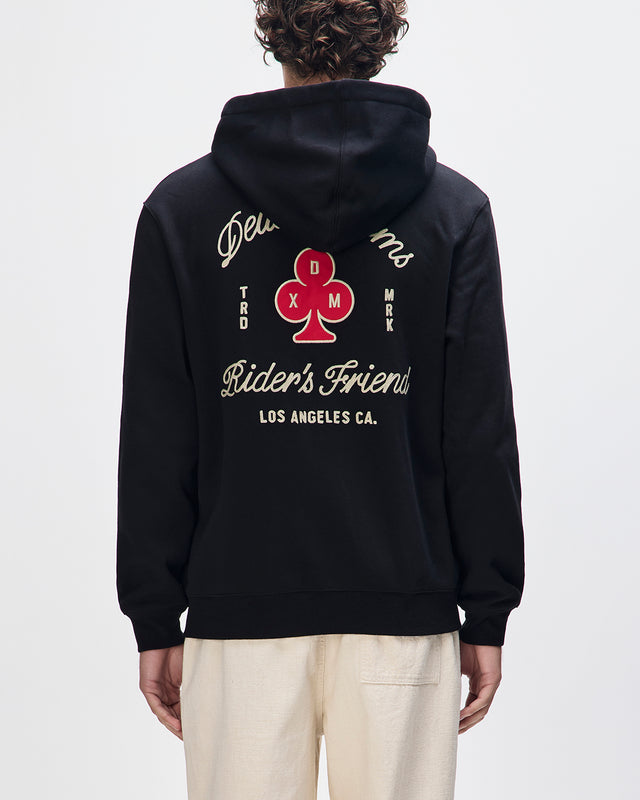 BASTO ZIP HOODIE - BLACK