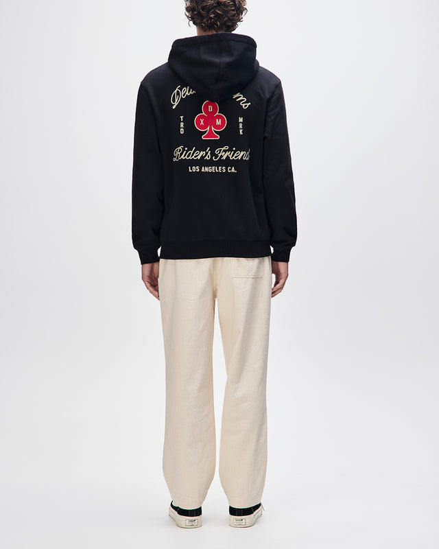 BASTO ZIP HOODIE - BLACK