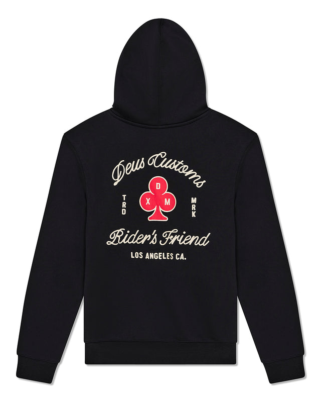 BASTO ZIP HOODIE - BLACK