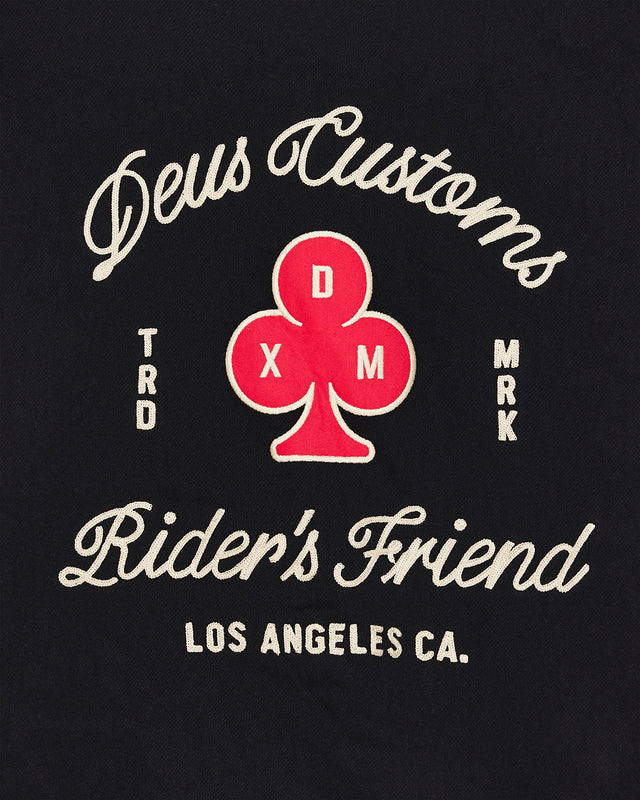 BASTO ZIP HOODIE - BLACK