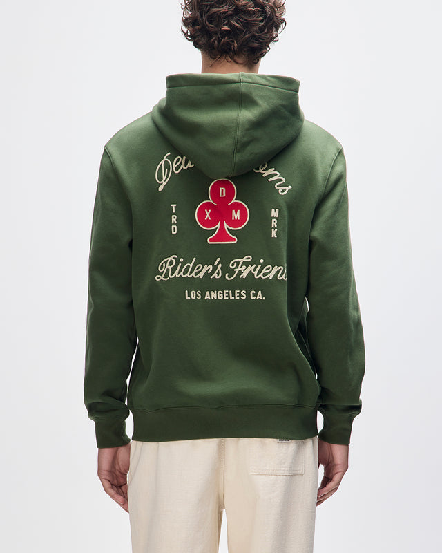 BASTO ZIP HOODIE - CYPRESS GREEN