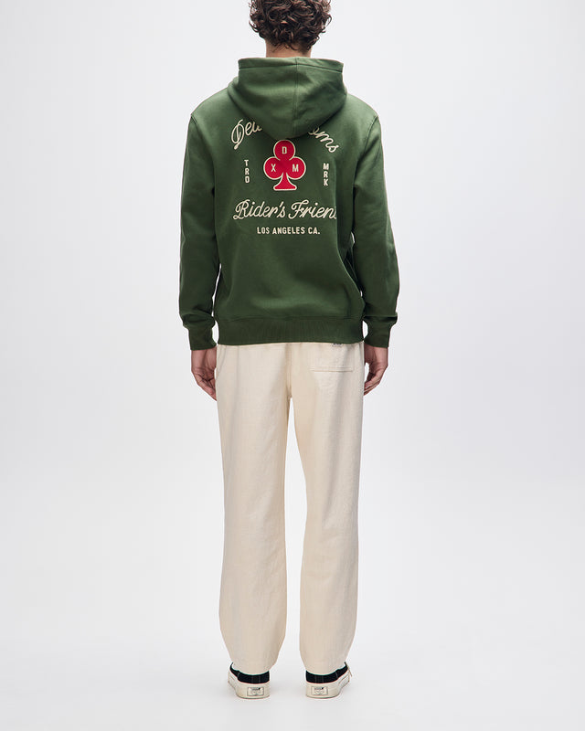 BASTO ZIP HOODIE - CYPRESS GREEN