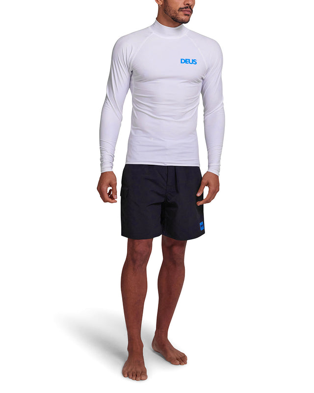 SNAKE RASH TOP - WHITE