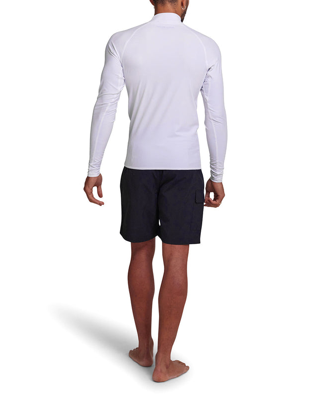 SNAKE RASH TOP - WHITE