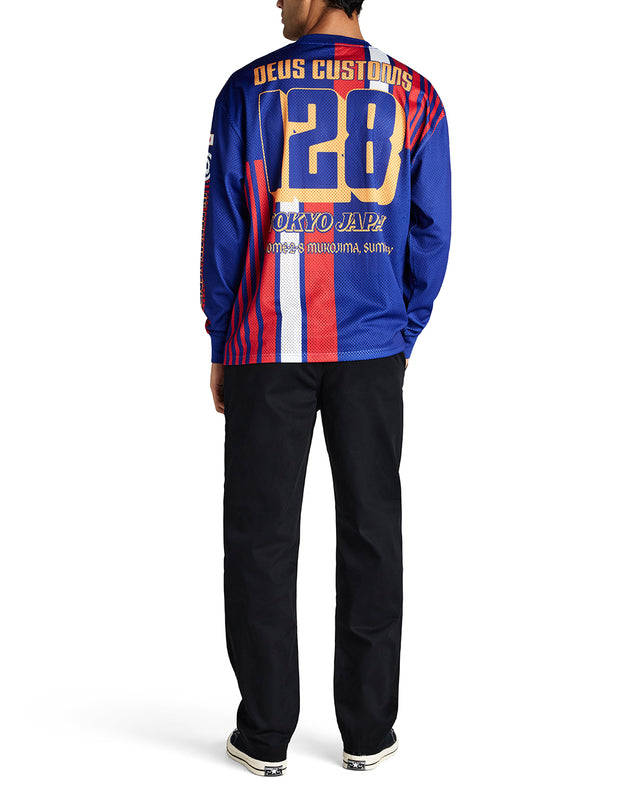 LAY OFF MOTO JERSEY - SODALITE BLUE