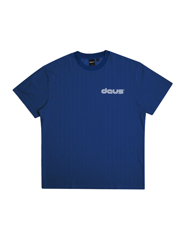 SPLIT LANE TEE - ESTATE BLUE