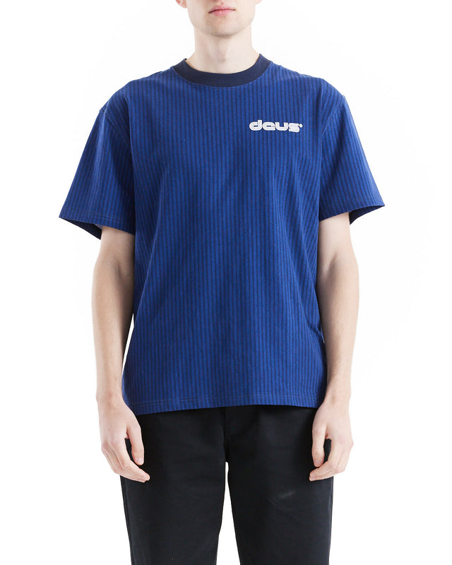 SPLIT LANE TEE - ESTATE BLUE