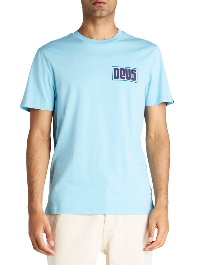 OUTAGE TEE - SKY BLUE