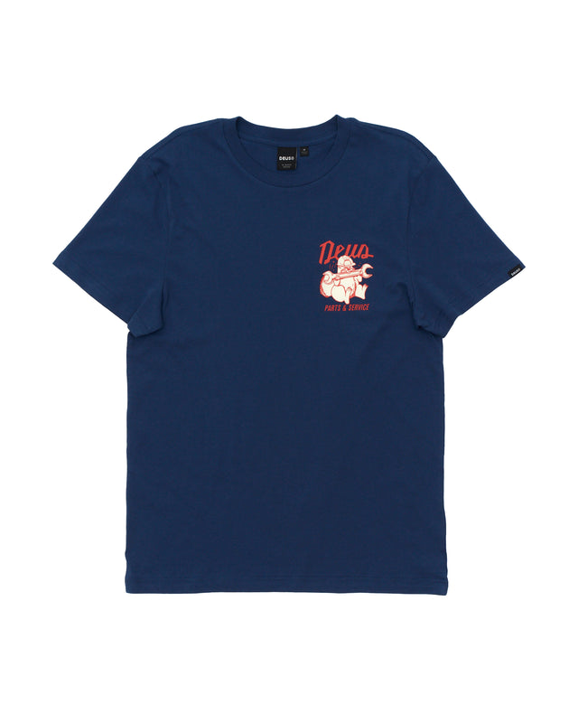 OVERBITE TEE - MECHANIC BLUE