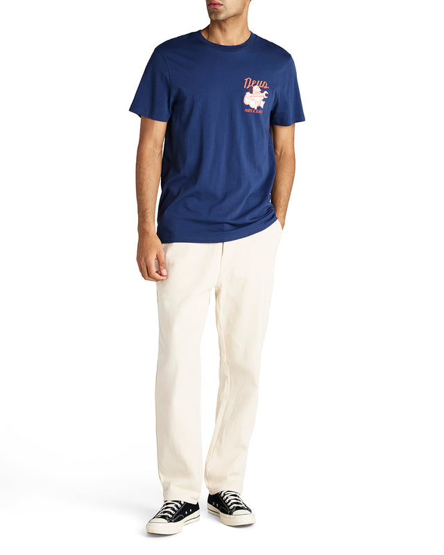 OVERBITE TEE - MECHANIC BLUE