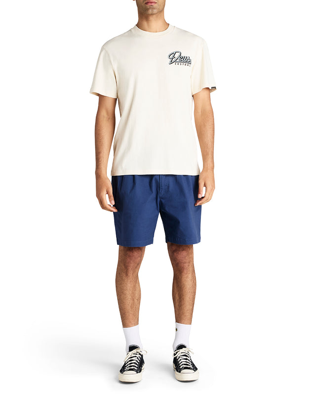 MALVO TWILL SHORT - MECHANIC BLUE