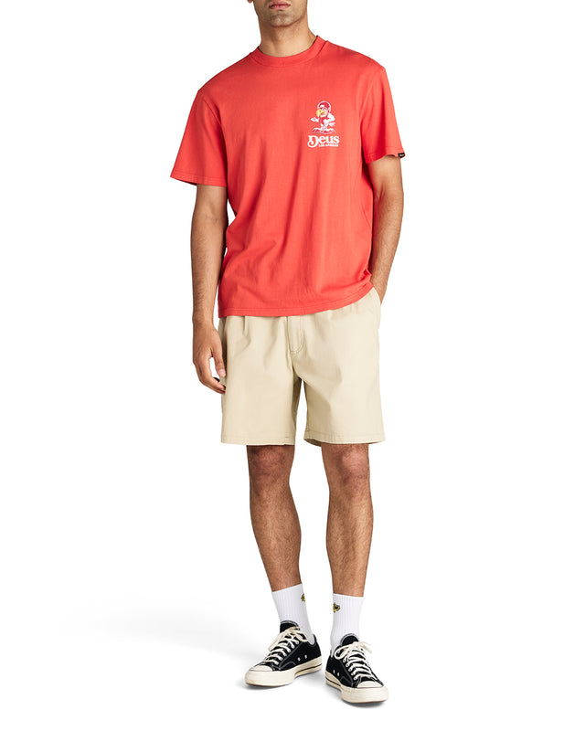 MALVO TWILL SHORT - SAFARI