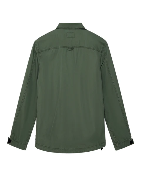 DUCK DIVE ZIP SHIRT - CLOVER