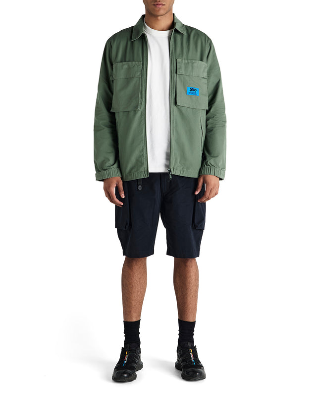 DUCK DIVE ZIP SHIRT - CLOVER