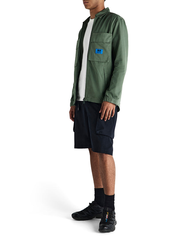 DUCK DIVE ZIP SHIRT - CLOVER