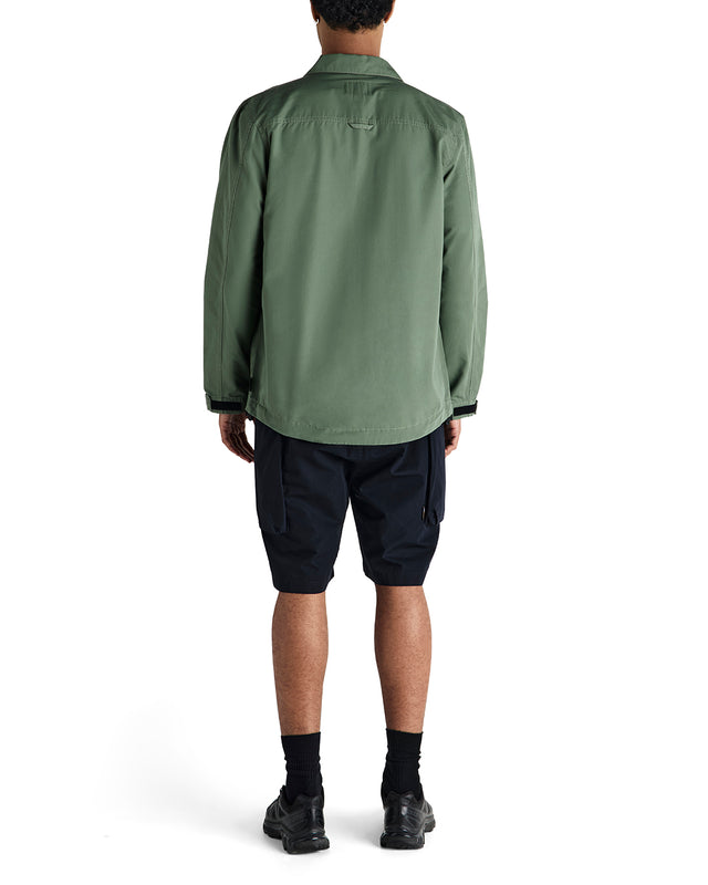 DUCK DIVE ZIP SHIRT - CLOVER