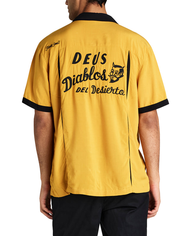 DIABLO BOWLING SHIRT - GOLDEN YELLOW