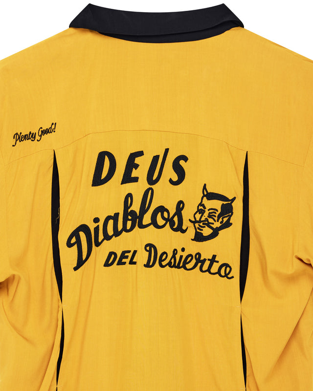 DIABLO BOWLING SHIRT - GOLDEN YELLOW