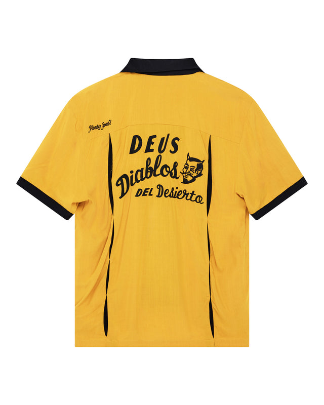 DIABLO BOWLING SHIRT - GOLDEN YELLOW