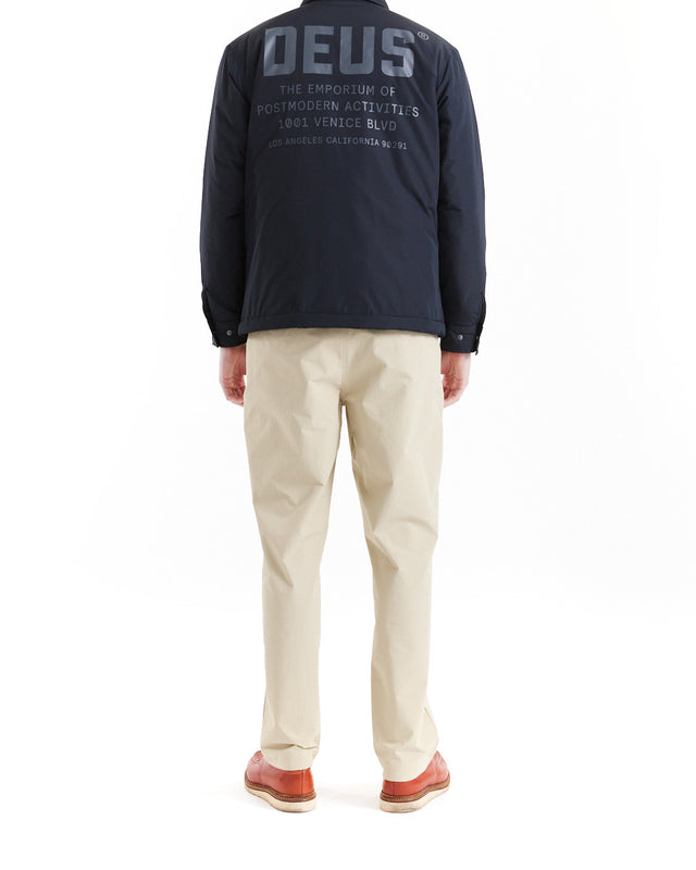 MONTY PADDED OVERSHIRT - BLACK