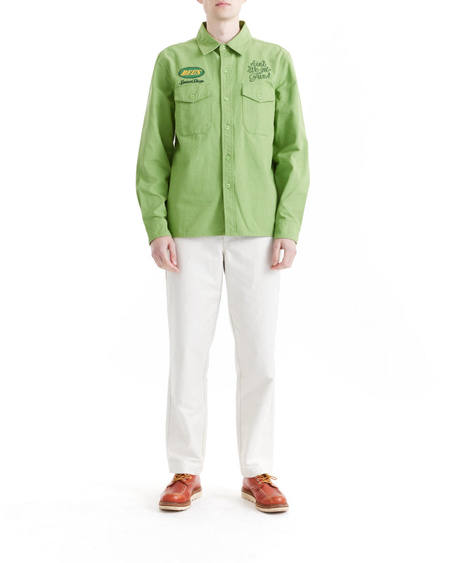 TIN LIZZIE SHIRT - TENDRIL GREEN