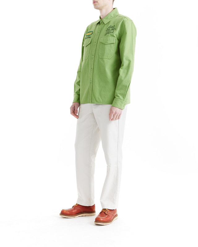 TIN LIZZIE SHIRT - TENDRIL GREEN